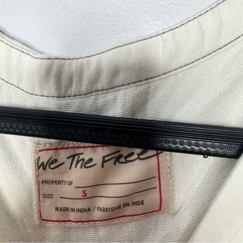 Free People We The Free Sunset City Menswear Top size small - Picture 5 of 7